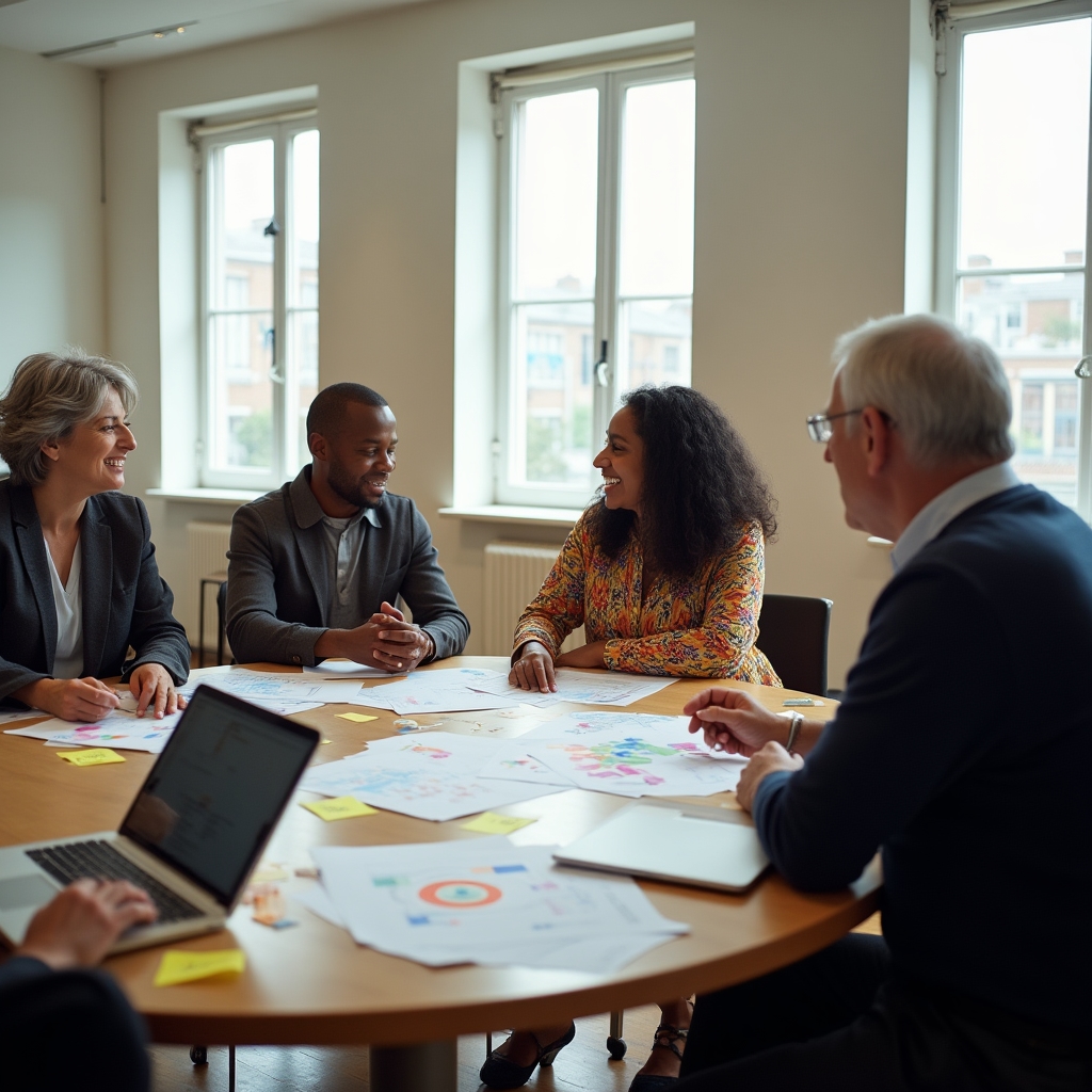 Team in einem Workshop zum Thema Datenkultur und Kennzahlen-Strategie